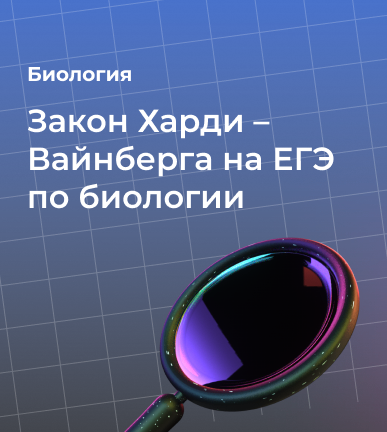 Закон Харди – Вайнберга на ЕГЭ по биологии