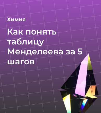 Как понять таблицу Менделеева за 5 шагов