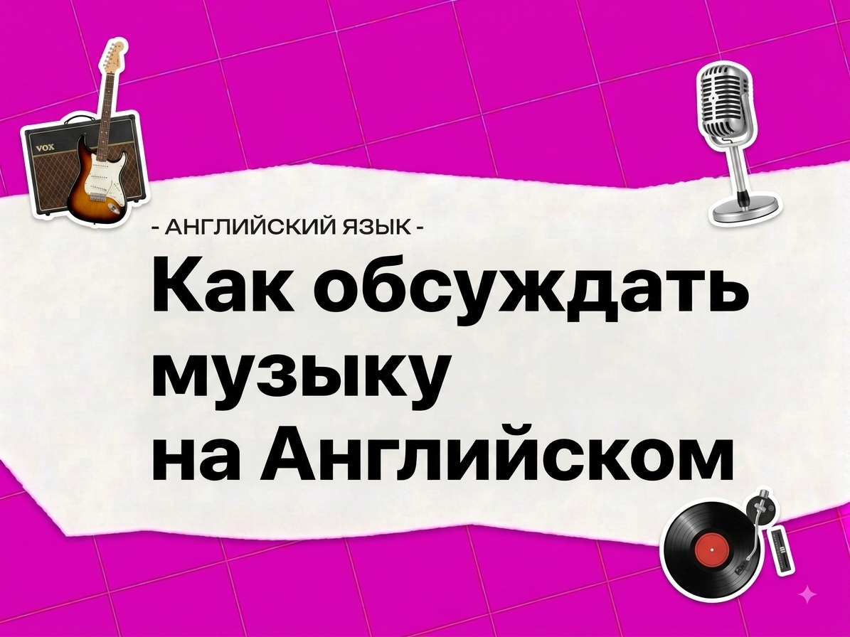 Как обсуждать музыку на английском: фразы, лексика и разговорные шаблоны 2026