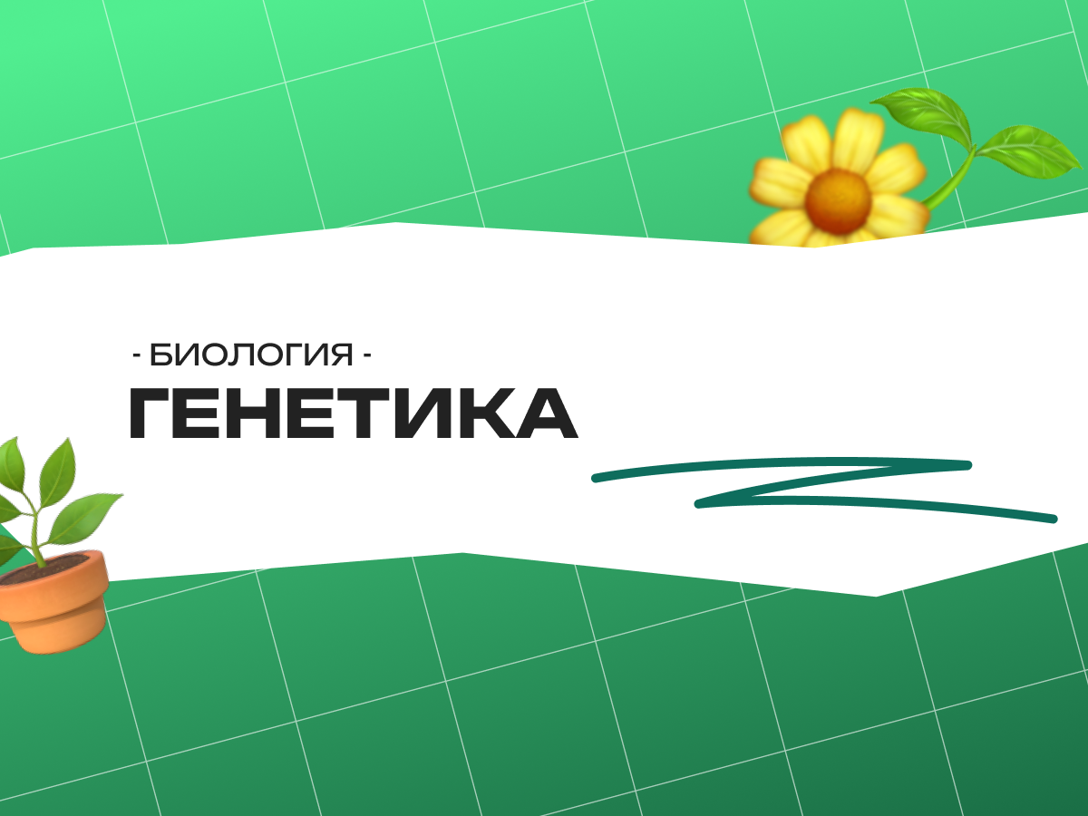 Генетика ОГЭ биология 2026: задания на генетику и вопросы генетики в ОГЭ по биологии