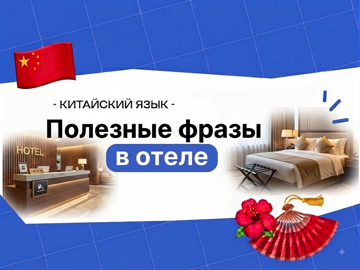 Китайский в отеле: полезные фразы для туриста