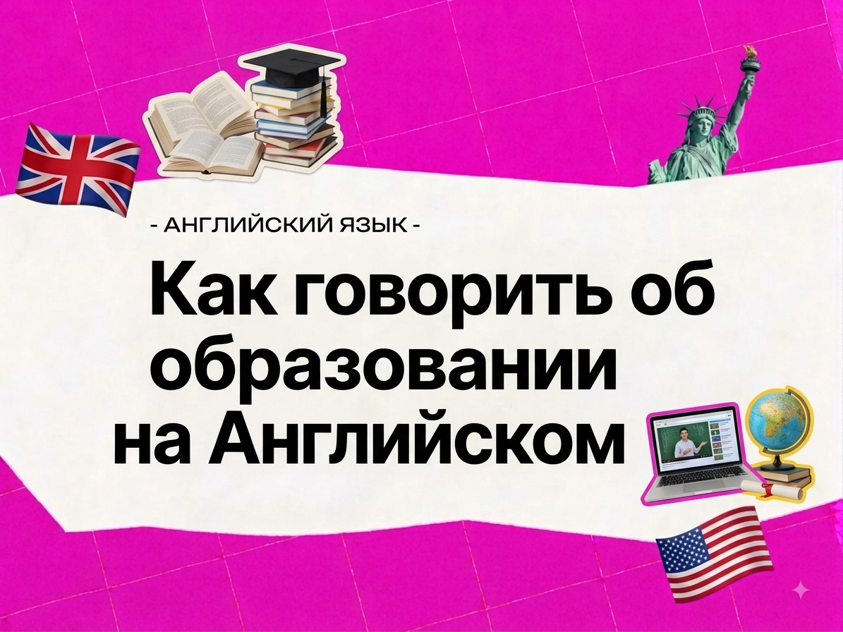 Как говорить об образовании на английском: vocabulary